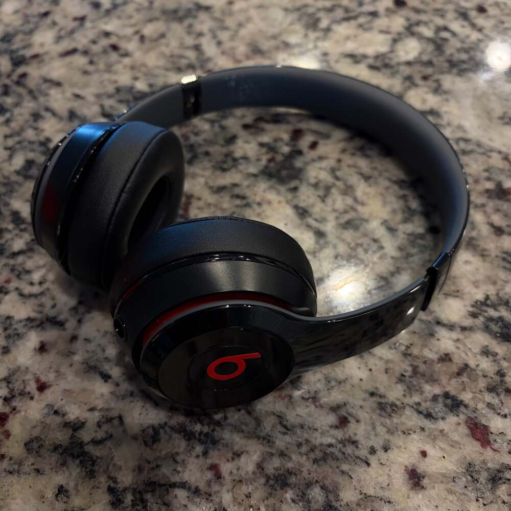 Beats by Dr. Dre Solo 2 Wired On-Ear Headphones - Black & Red